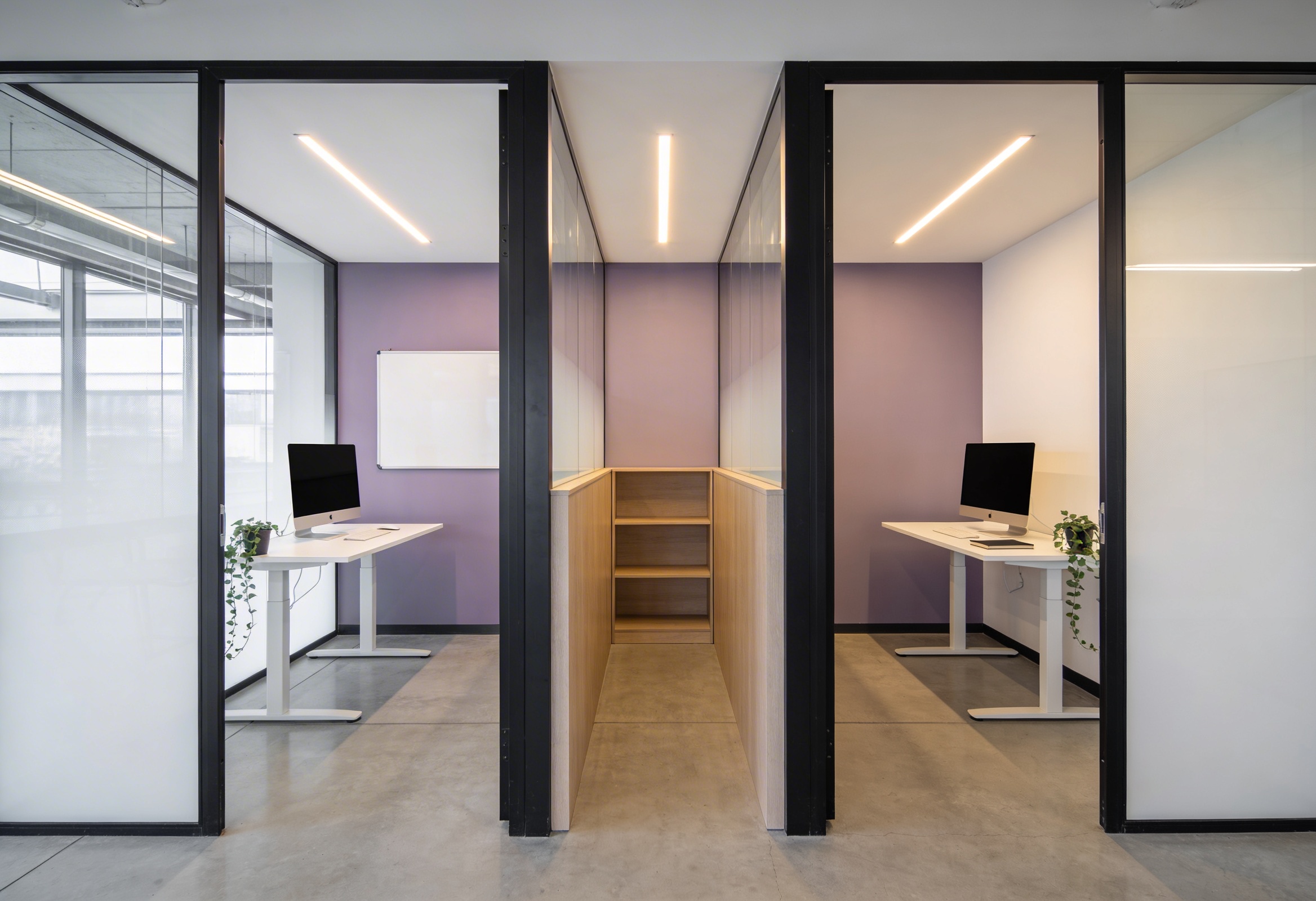 Özel stüdyo cam bölme